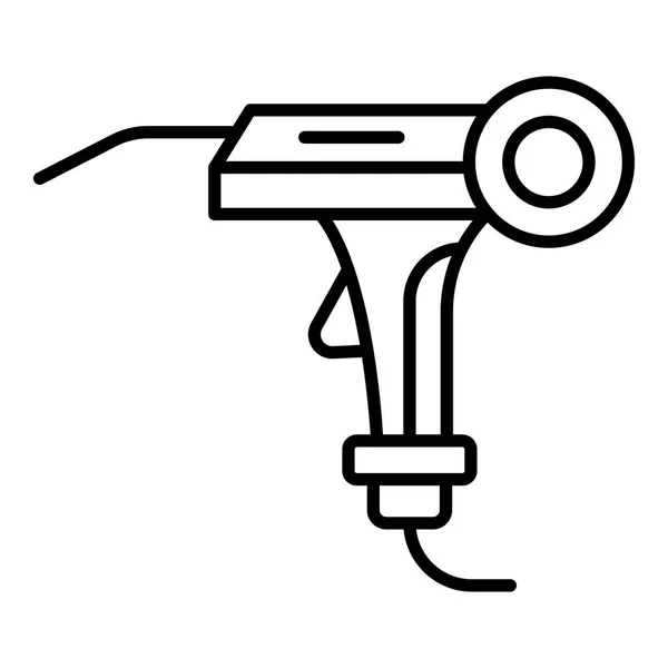 Icono de soporte de electrodo, estilo de contorno — Archivo Imágenes Vectoriales