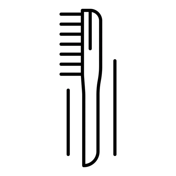 용접기 브러쉬 아이콘, 윤곽선 스타일 — 스톡 벡터