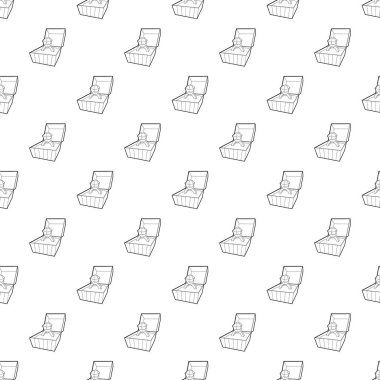 Aç kutusuna simgeli halka, anahat stili