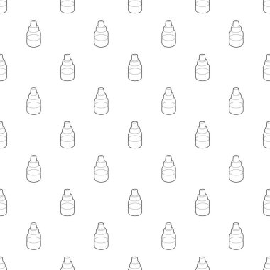 Şişe pipet vaping simgesi, anahat stili ile