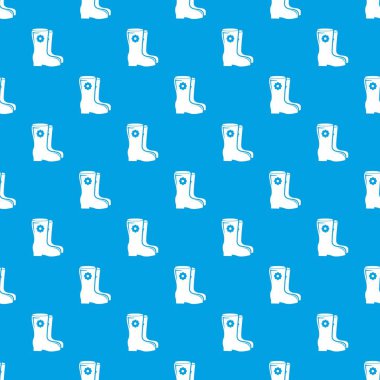 Bot desen vektör kesintisiz mavi