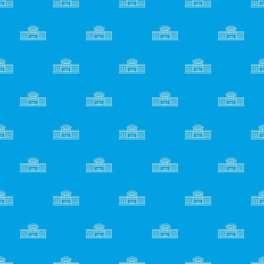 Tren İstasyonu desen vektör kesintisiz mavi