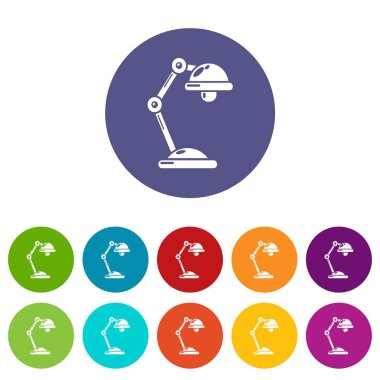 Masa lambası simgesi, basit tarzı