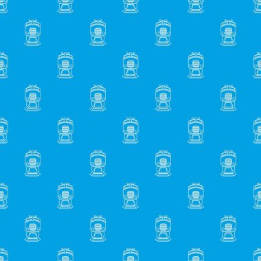 Tren desen vektör kesintisiz mavi