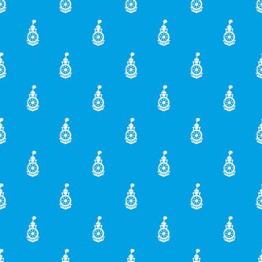 Lokomotif desen vektör kesintisiz mavi