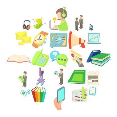 Freelancer Icons set, karikatür tarzı