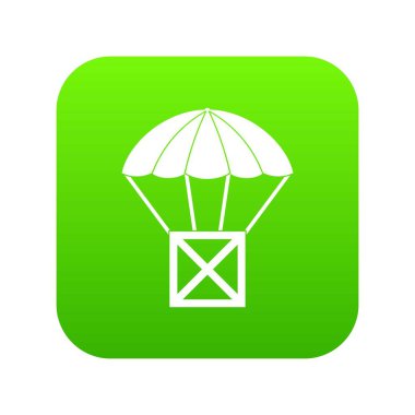 Balon simgesi dijital yeşil