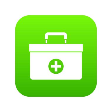 Ecza simgesi dijital yeşil