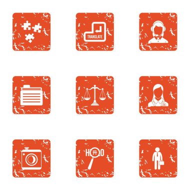 Ağırlıklı çözüm simgeler kümesi, grunge tarzı