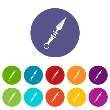 Hançer eski simgesi, basit siyah stil