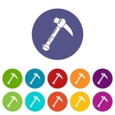 Balta simgesi, basit siyah stil