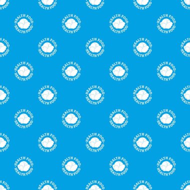 Sağlık Gıda desen vektör kesintisiz mavi