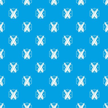 Eko bezelye 1981 desen vektör kesintisiz mavi