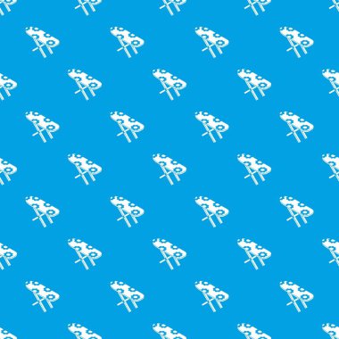 Ütü masası desen vektör kesintisiz mavi