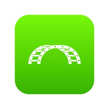 Tırmanış Bahçesi simgesi dijital yeşil merdivende