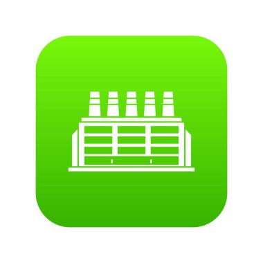 Simge dijital yeşil bina üretim fabrikası