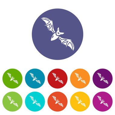 Yarasa simgesi, basit siyah stil