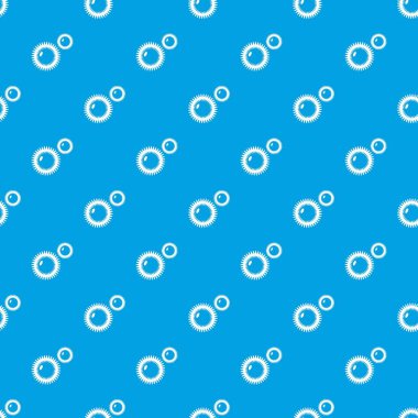 Küf virüs desen vektör kesintisiz mavi