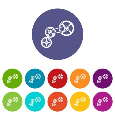 Ulaşım sistemi simgesi, basit tarzı.