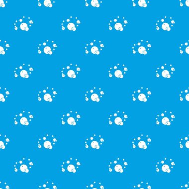 Bütan desen vektör kesintisiz mavi