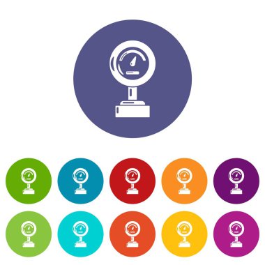 Ticari ölçek simgesi, basit tarzı.