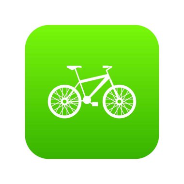 Bisiklet simgesi dijital yeşil