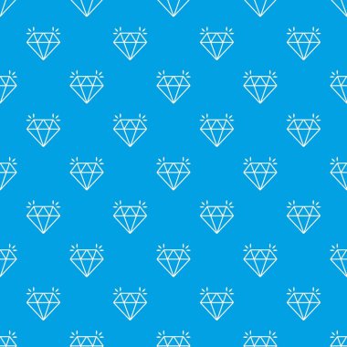 Mayın elmas desen vektör kesintisiz mavi