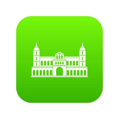 Kale simgesi dijital yeşil