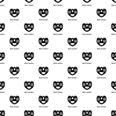 Blok tandem tasarlamak vektör sorunsuz