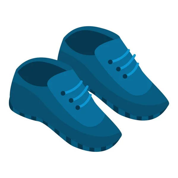 Zapatillas azul icono, estilo isométrico — Archivo Imágenes Vectoriales