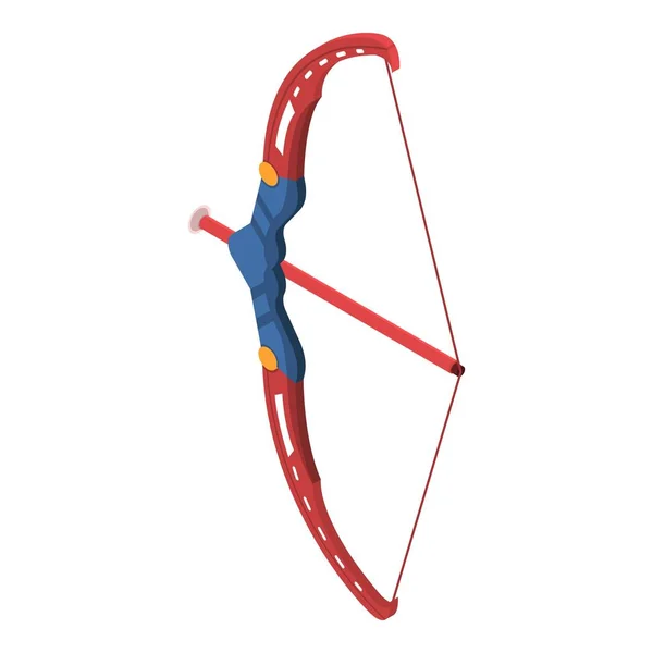 Icône d'arme arc sport moderne, style isométrique — Image vectorielle