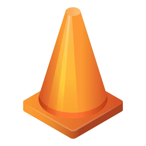 Icône orange, style isométrique — Image vectorielle