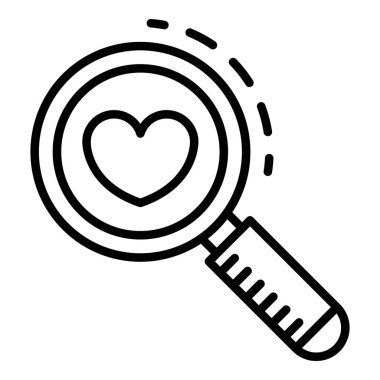 Arama kalp simgesi, anahat tarzı gibi