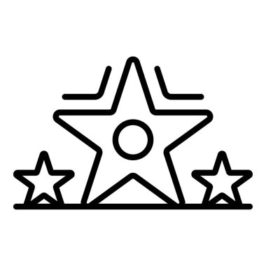 Yıldız video blog simgesi, anahat stili