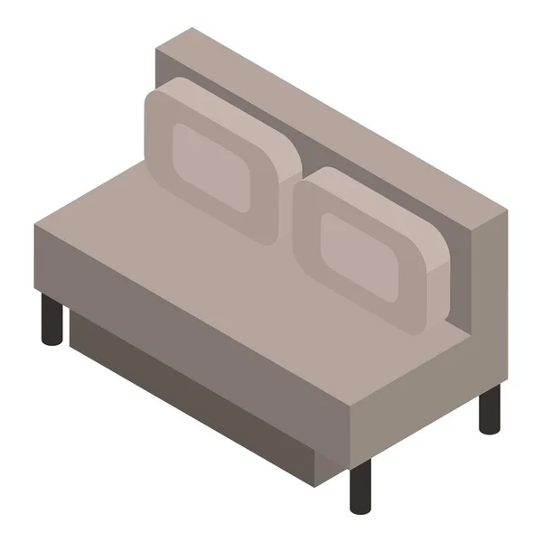 Ícone de sofá moderno, estilo isométrico — Vetor de Stock