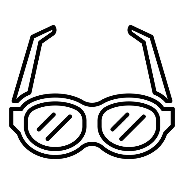 眼镜图标, 轮廓样式 — 图库矢量图片