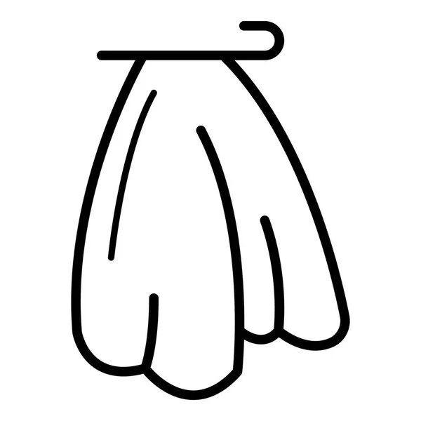 Handtuch-Symbol, Umrissstil — Stockvektor