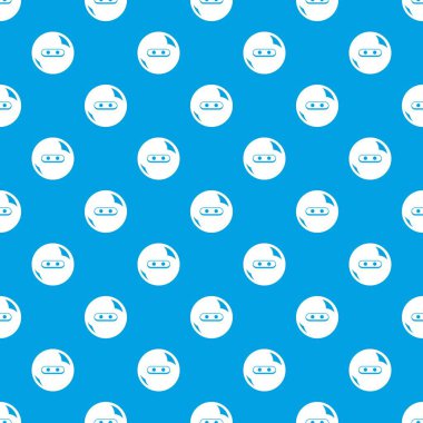 Yuvarlak düğmesini desen vektör kesintisiz mavi