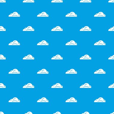İş bulut deseni vektör kesintisiz mavi