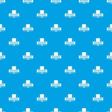 Duvar kağıdı desen vektör kesintisiz mavi