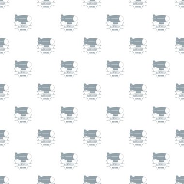 Gökyüzü zeplin tasarlamak vektör sorunsuz