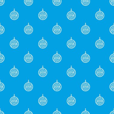 Modern Noel top desen vektör kesintisiz mavi