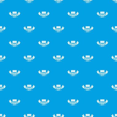 Tuğla desen vektör kesintisiz mavi
