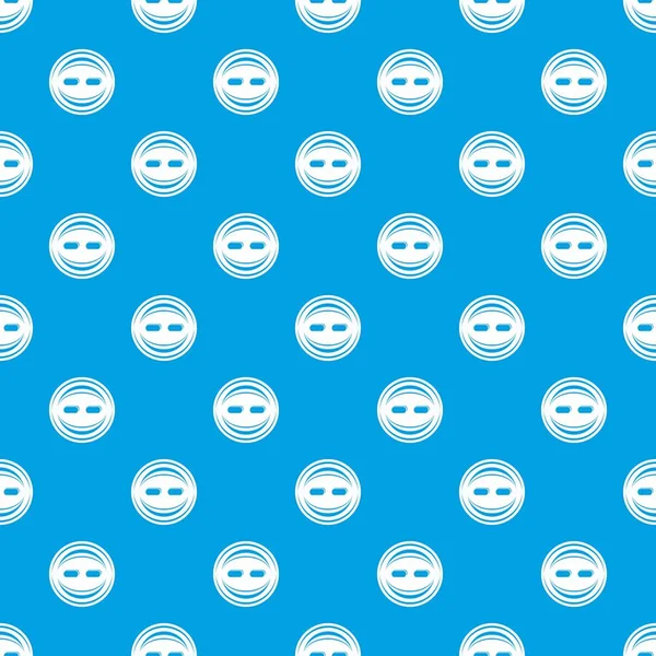 Dekorasyon düğmesini desen vektör kesintisiz mavi