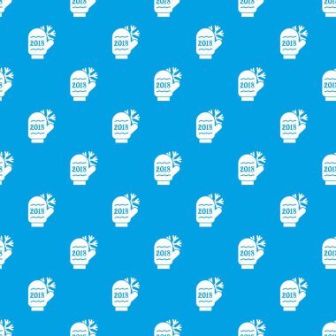 Kış eldiven desen vektör kesintisiz mavi