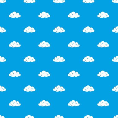 Bilgi bulut deseni vektör kesintisiz mavi