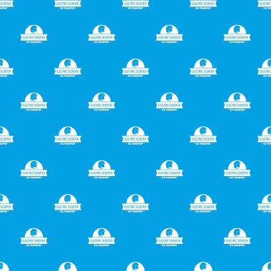 Kask gyro scooter desen vektör kesintisiz mavi