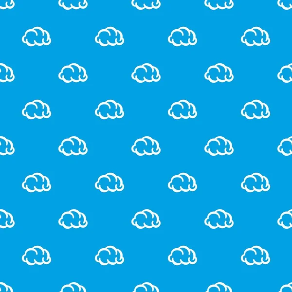 İletişim bulut deseni vektör kesintisiz mavi — Stok Vektör
