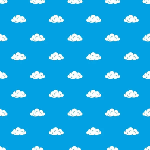 情報雲パターン ベクトル シームレスな青 — ストックベクタ