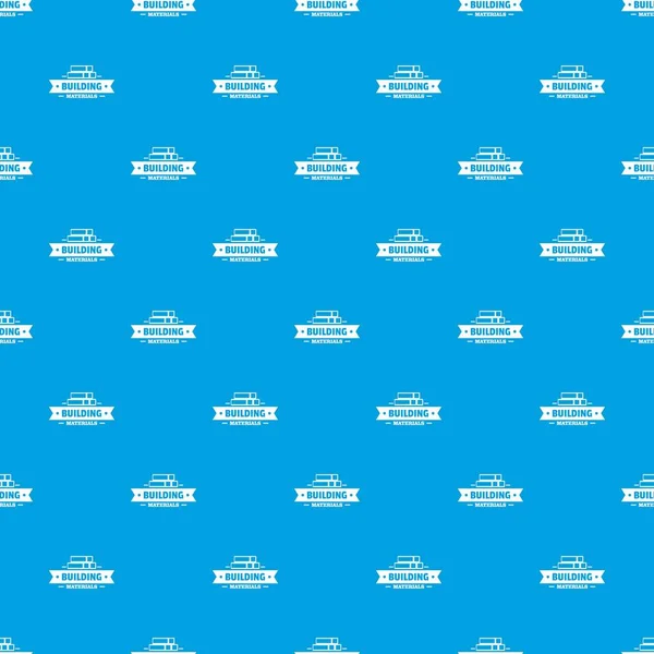 İnşaat malzemeleri desen vektör kesintisiz mavi